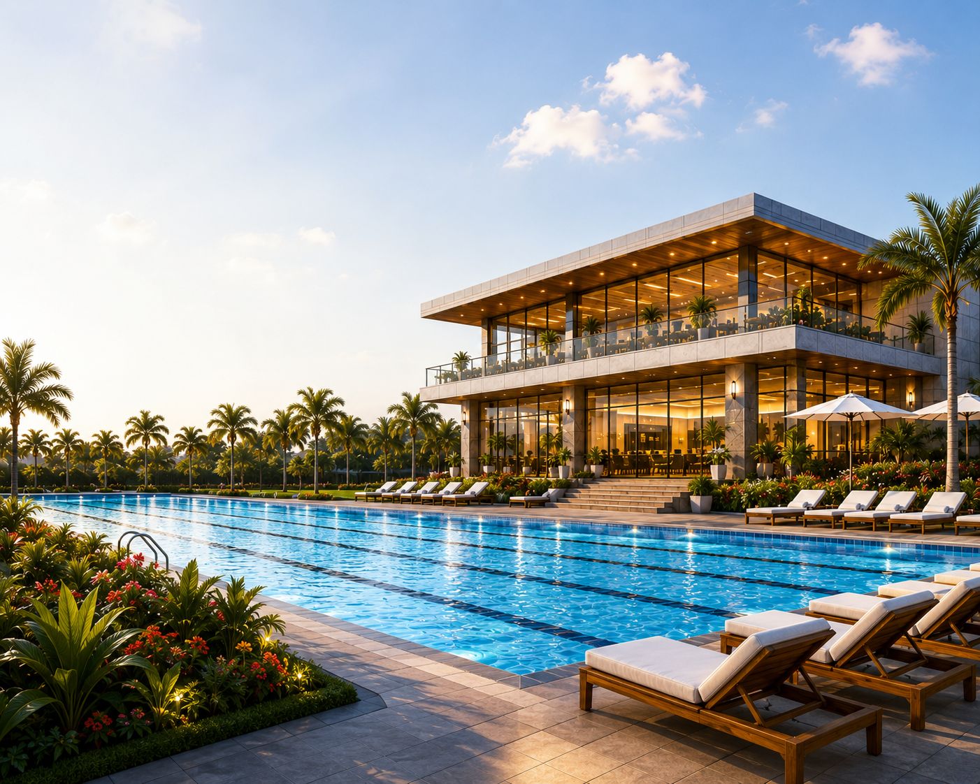 Olympic Size Pool & Club House
